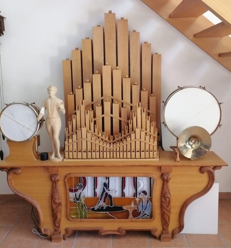 Orgue midi Fournier de 53 notes 76 tuyaux